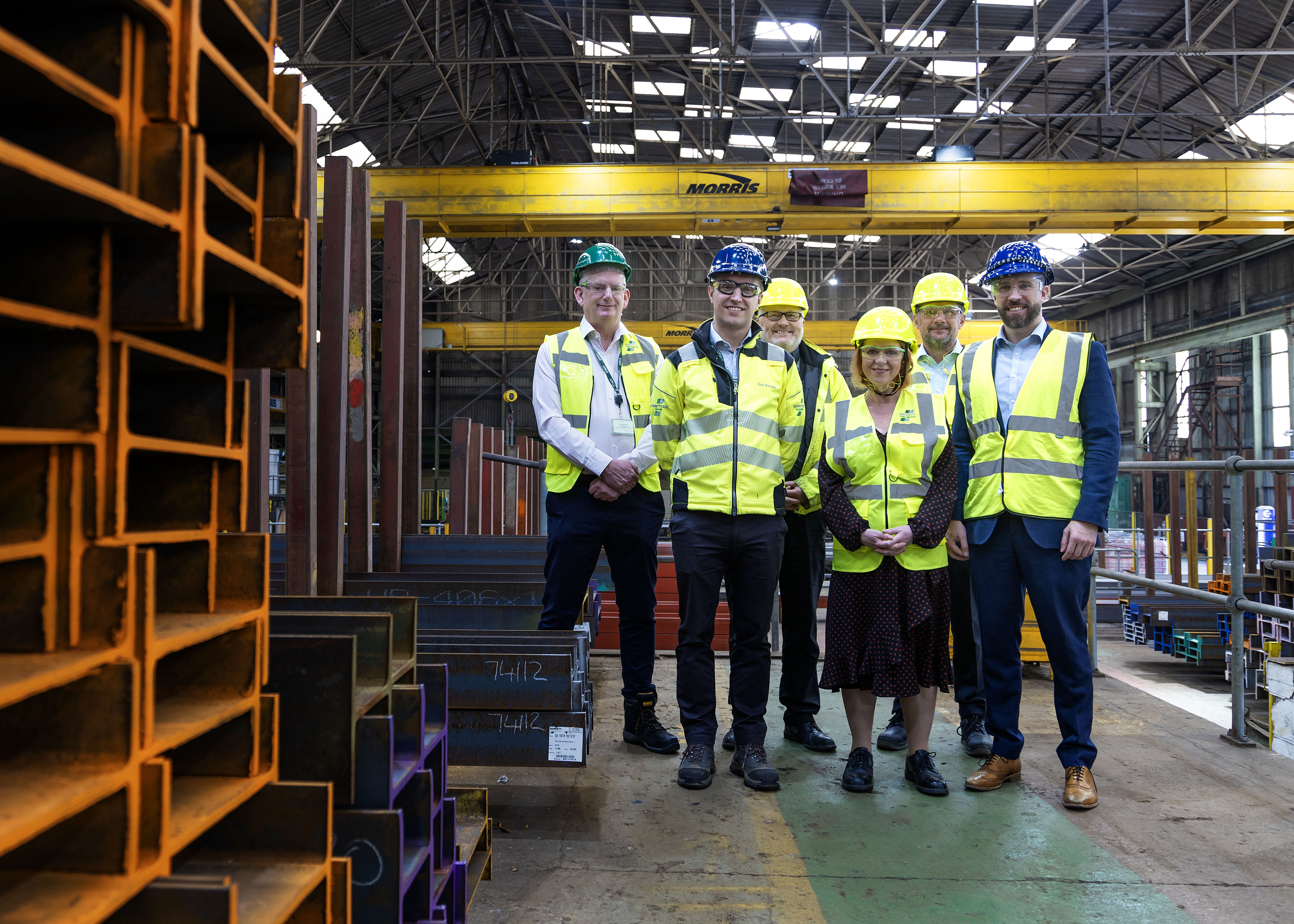 MP Visits Historic Steel Firm to Discuss Industry Concerns